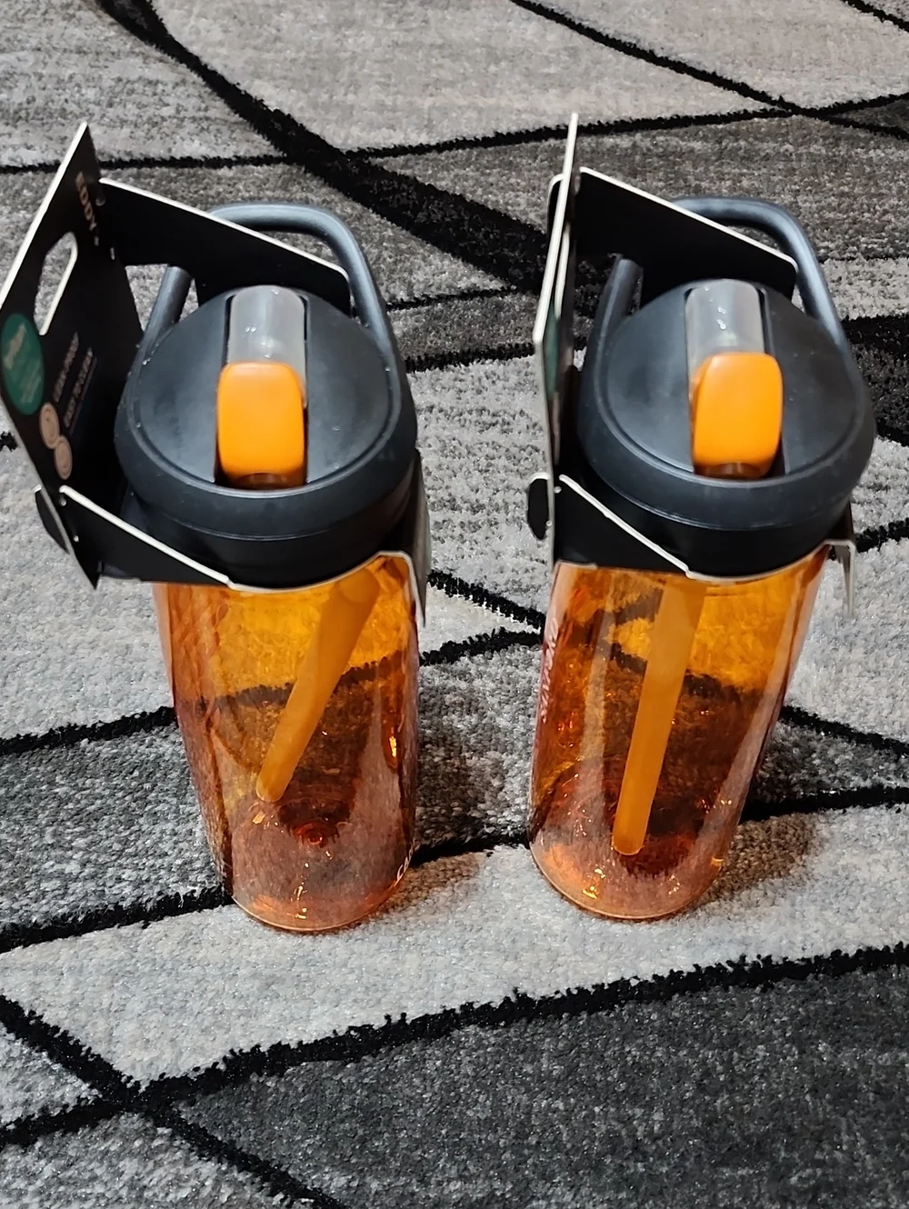 CAMELBAK EDDY HYDRATION W/ TRITAN RENEW ORANGE/BLACK SET-OF-2 WATER BOTTLES